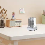 ⁦أباجورة كريستال وردة ثلاثية الأبعاد مع عبارة "I Love You" و قاعدة فضي - تعمل بالبطارية و USB - إضاءة RGB⁩ - الصورة ⁦7⁩