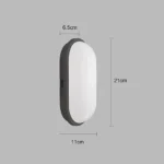 ⁦كشاف بيضاوي لون الانارة اصفر سادة 30 واط⁩ - الصورة ⁦2⁩