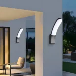 كشاف خارجي 1 عدسة اسود لون الانارة اصفر 12W