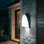 ⁦كشاف بوابة غطاء اسود لون الانارة ابيض 30 واط⁩ - الصورة ⁦4⁩