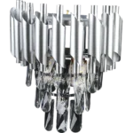 ⁦ابليك جداري مودرن فضي E14⁩ - الصورة ⁦3⁩