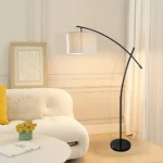 اضاءة استاند مودرن اسود مقاس 168 سم