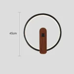 ⁦ابليك مودرن خشبي لون الانارة 3 اضاءات واط 7⁩ - الصورة ⁦2⁩