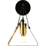 ابليك مودرن اسود لون الانارة زيتي E27*1