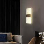 ابليك حائط جداري مودرن ذهبي 3اضاءات