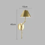 ⁦إضاءة شاين نيست جدارية مفرد مودرن زيتي لون الانارة 3اضاءات⁩ - الصورة ⁦3⁩