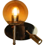 ⁦ابليك حائط جداري مودرن مفرد ذهبي E27*1L⁩ - الصورة ⁦2⁩