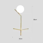 ⁦مصباح طاولة مودرن كروي زيتي E27⁩ - الصورة ⁦4⁩