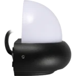 ⁦اناره خارجية كشاف بوابة لون الانارة اصفر نصف بيضاوي 7 واط تصميم كلاسيكي جميل⁩ - الصورة ⁦3⁩