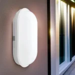 لمبات جداري كشاف بيضاوي متعددة الألوان ( شمسي + اصفر + ابيض ) 20 واط تصميم عملي وفريد