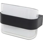 ⁦كشاف بوابة اسود مع لون الانارة أصفر 10 واط⁩ - الصورة ⁦2⁩