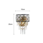 ⁦ابليك مودرن اسود + ذهبي E14*2⁩ - الصورة ⁦2⁩