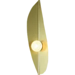 ابليك مودرن ذهبي لون الانارة 3 اضاءات واط 7