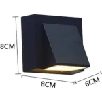 ⁦كشاف بوابة ممتاز اصفر صغير مفرد 5 واط⁩ - الصورة ⁦2⁩