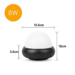 ⁦اناره خارجية كشاف بوابة لون الانارة اصفر نصف بيضاوي 7 واط تصميم كلاسيكي جميل⁩ - الصورة ⁦4⁩