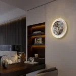 ابليك حائط جداري مودرن رمادي لون الانارة 3اضاءات 3 واط