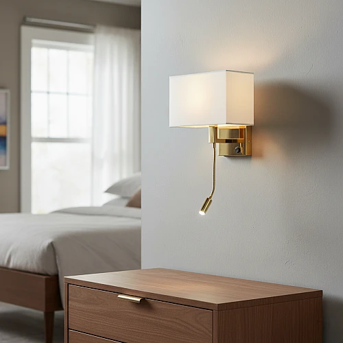 ymiIRedmhjzoC1GK4xu44AipF3Ci5gl5oT1-500x500 ابليك مودرن ذهبي لون الانارة اصفر E27*1 PRO - الصورة 1