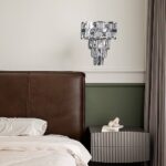 ابليك مودرن فضي E14*2