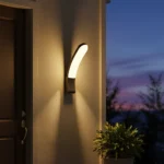 ⁦كشاف خارجي 1 عدسة اسود لون الانارة اصفر 12W⁩ - الصورة ⁦3⁩