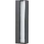 ⁦كشاف بوابة خارجي اسود لون الانارة اصفر18 واط⁩ - الصورة ⁦2⁩