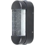 ⁦كشاف بوابة خارجي اسود لون الانارة اصفر 6 واط⁩ - الصورة ⁦2⁩