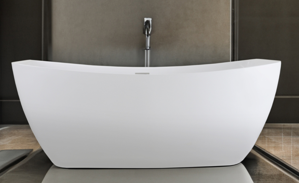 04ab5a74-a09f-48f7-a5d3-dc0bca38a790-1000x613 مغطس كلاسيك روزميري لون ابيض مقاس 170* 80 صناعه بحريني مواصفات اوربيه بضمان عشر سنوات متوفر منه لون الأبيض مع الأسود و الأسود كامل بطلب خاص من المصنع - الصورة 1