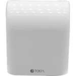 ⁦غطاء فيش حماية بارز مربع لون ابيض ساده توفل⁩ - الصورة ⁦5⁩