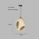 ⁦نجف علاقي مفرد مودرن لولي E27*1L مقاس 280 ملم⁩ - الصورة ⁦2⁩