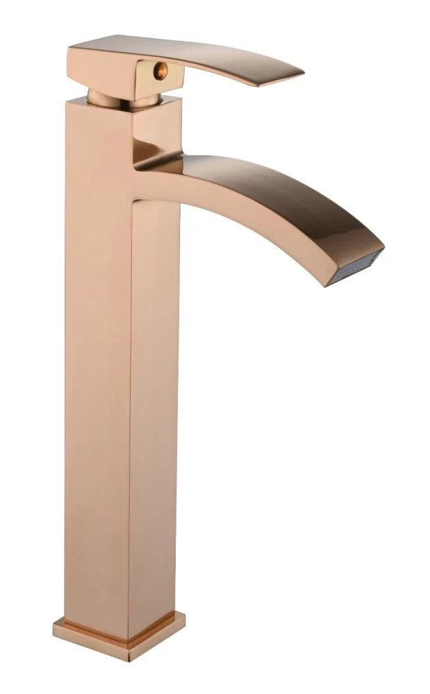 0b6cb62c-399a-45cd-a2b1-1b1fe4f11a94-619 خلاط مغسلة عالي مربع معتق أحمر مقاوم للصدأ - الصورة 1