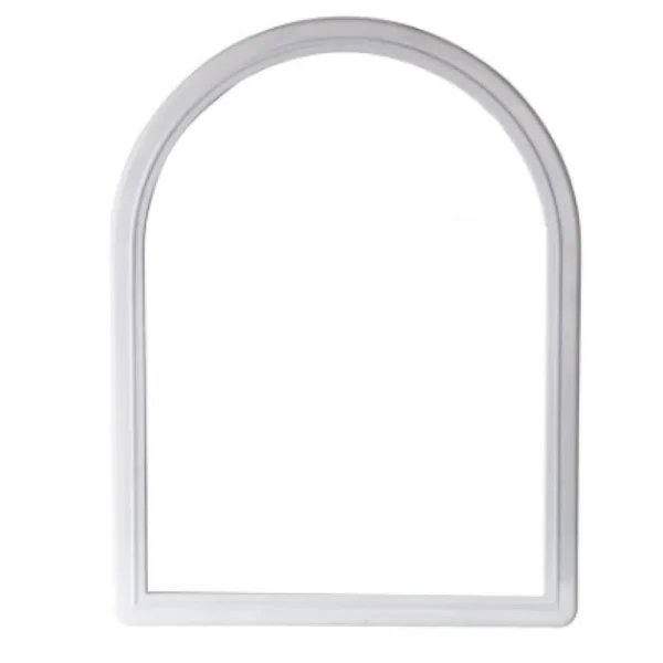 مراية محراب مقاس 45X65 CM إيطار بلاستيك ابيض