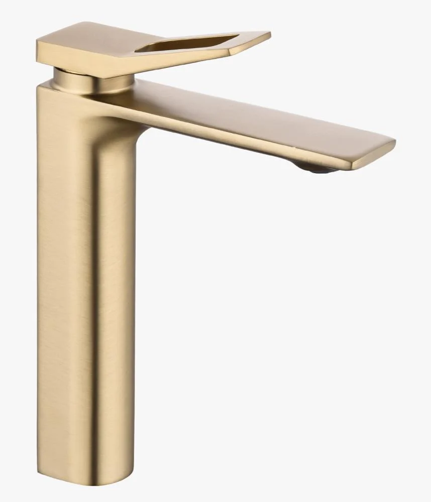 13ec2998-87b3-4ef7-92da-de4da445867c-858 خلاط مغسلة عالي لو أصفر مقاوم للماء - الصورة 1