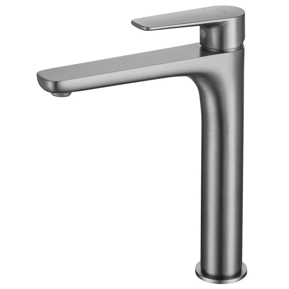 140100200712-sp-1 خلاط مغسلة عالي رمادي كروم مقاوم للصدأ - الصورة 1