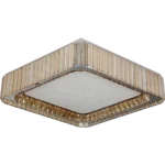 ⁦نجف مودرن فضي لون الانارة 3 اضاءات 800*800 180 واط⁩ - الصورة ⁦2⁩