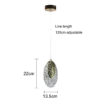 ⁦علاقي مودرن ذهبي لون الانارة 3 اضاءات W3⁩ - الصورة ⁦3⁩