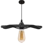 ⁦علاقي خيزران اسود E27*1L قطر 350 ملم⁩ - الصورة ⁦2⁩