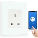 ⁦فيش جداري 13 امبير ذكي تحكم عن بعد WiFi سهل الاستخدام يعمل باللمس تحكم بالجوال متوافق مع اليكسا وجوجل هوم توفل⁩ - الصورة ⁦5⁩