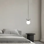 نجف أوبل ليت علاقي مفرد اسود E27 معلقة