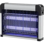 ⁦مصيدة ناموس كهربائي غطاء فضي مع اسود 2*8 واط⁩ - الصورة ⁦4⁩