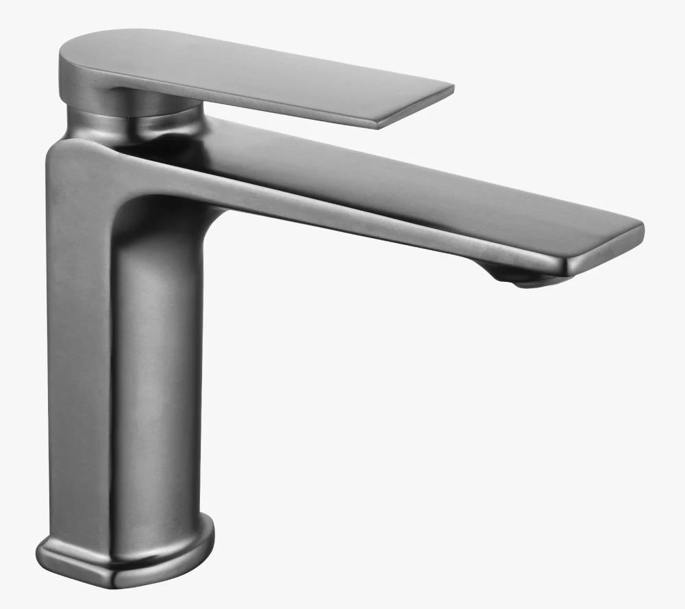 2a1b411b-8847-4cfd-83bd-bcddf3e5444c-1000x890-iQ48XeDItHMBOpPCXb786HnpysbA8cxtK51wy53s خلاط مغسلة وسط لون رمادي مطفي مقاوم للصدأ - الصورة 1