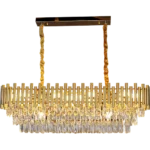 نجف مودرن ذهبي E14*14L قطر 100*35 ملم