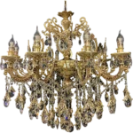 ⁦نجف ذهبي مع كوفي شمعدان⁩ - الصورة ⁦2⁩