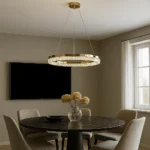 علاقي مودرن ذهبي لون الانارة 3 اضاءات واط 55