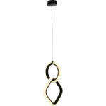 ⁦علاقي مودرن اسود لون الانارة 3 اضاءات 9 واط⁩ - الصورة ⁦6⁩