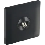 فيش منفذ دش مفرد لون اسود بيانو