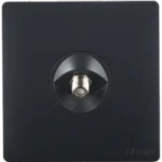 ⁦فيش منفذ دش مفرد لون اسود بيانو⁩ - الصورة ⁦2⁩