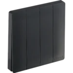 مفتاح رباعي لون اسود بيانو تصميم حديث مميز