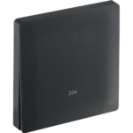 مفتاح سخان مربع 20 امبير لون اسود بيانو