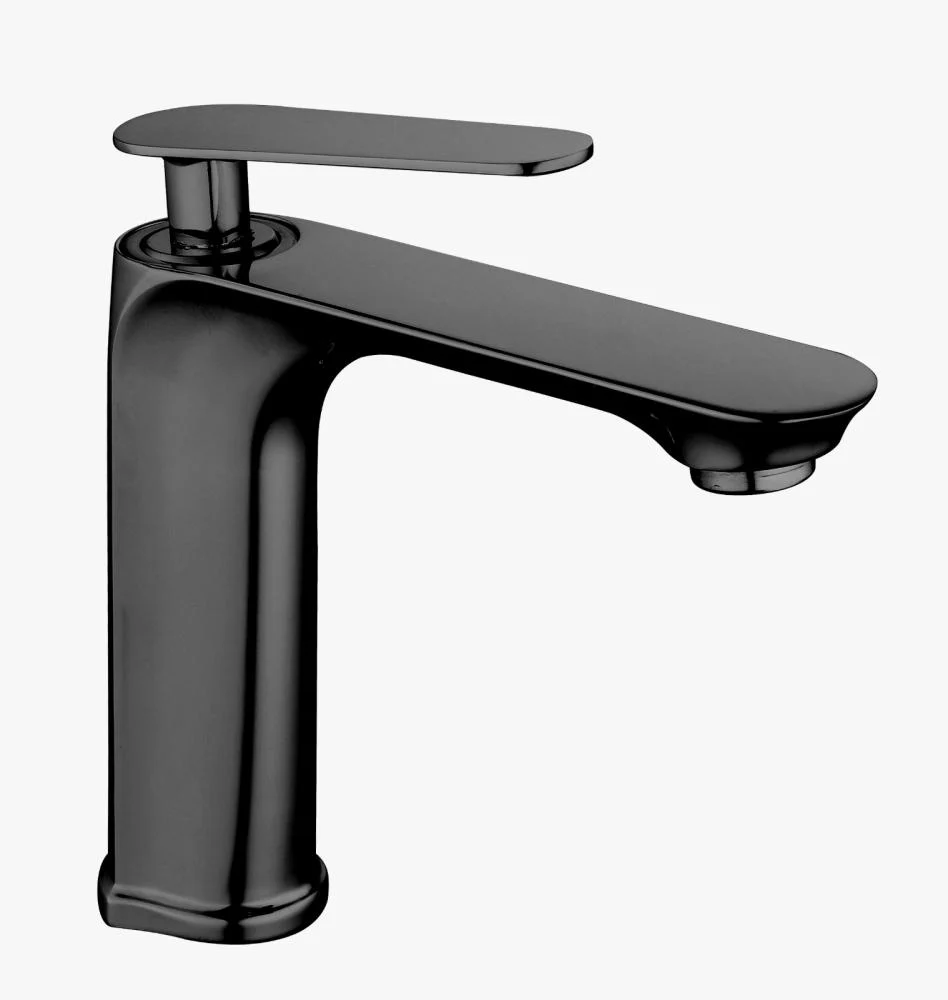 4862cb74-df1b-4170-b77a-df7070961310-948 خلاط مغسلة أسود قصير مقاوم للصدأ - الصورة 1