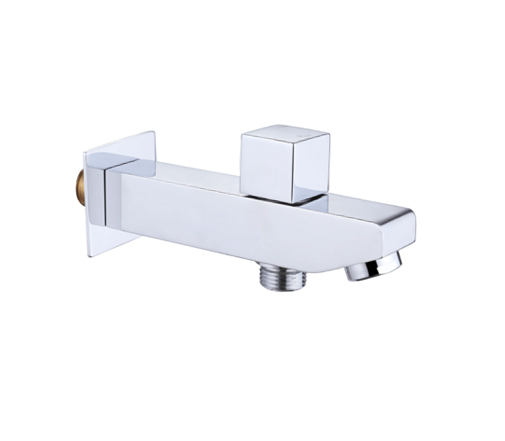 4fbd8423-19ac-4ca6-9606-aac58b0cca8c-1000x874-375Id5jBp94W3og2uSWnWqzonBoiPmI0Vhy6hU6s صباب كروم مودرن خطين مربع مع محول - الصورة 1