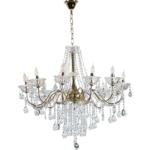 ⁦علاقي مودرن ذهبي + شفاف E14*12⁩ - الصورة ⁦4⁩